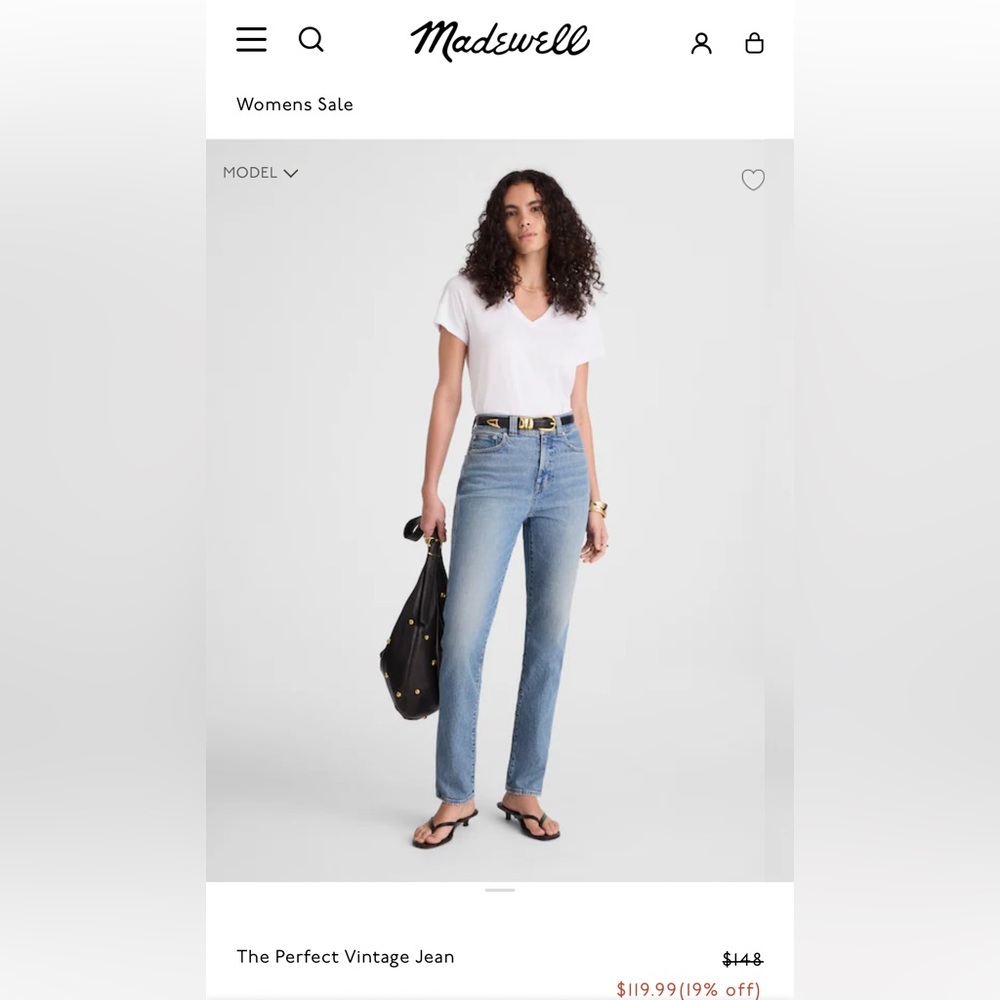 Madewell Women's Light Blue Straight Leg Jeans